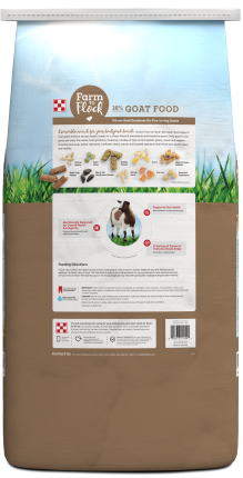 Image of Farm to Flock 16% Goat Feed back facing
